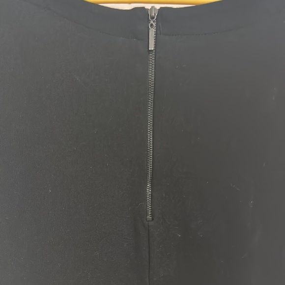 Zara Classic Black sleeveless dress with deep V-neck and zip at the back! NWOT - Picture 7 of 8